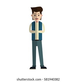 man cartoon icon