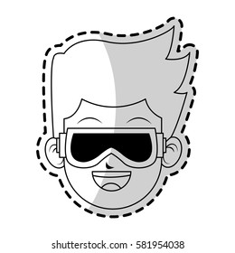 man cartoon icon