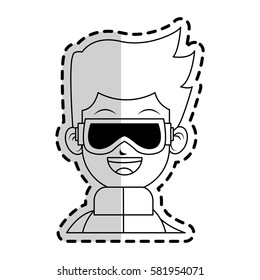 man cartoon icon