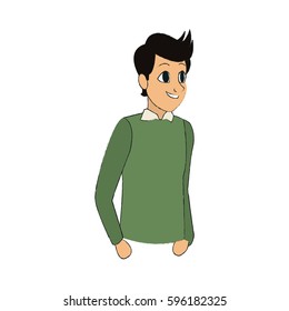 man cartoon icon