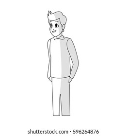 man cartoon icon