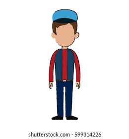 man cartoon icon