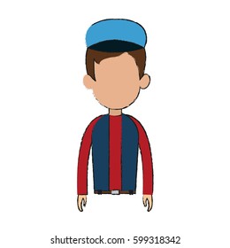 man cartoon icon