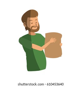 man cartoon icon