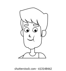 man cartoon icon
