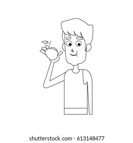 man cartoon icon
