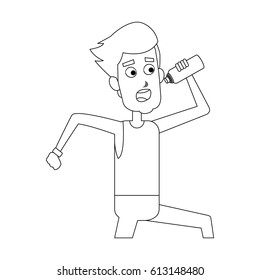 man cartoon icon