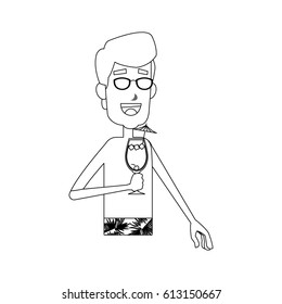 man cartoon icon