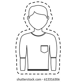 man cartoon icon