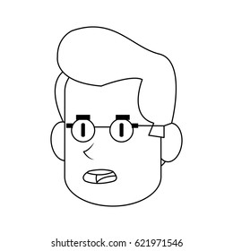 man cartoon icon