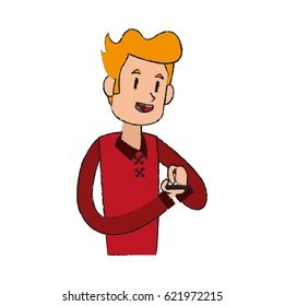 man cartoon icon