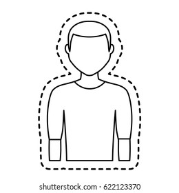 man cartoon icon