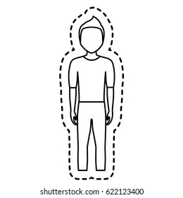 man cartoon icon