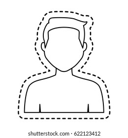 man cartoon icon