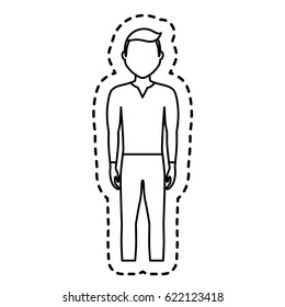 man cartoon icon
