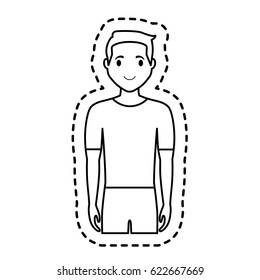 man cartoon icon