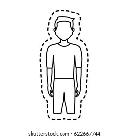 man cartoon icon