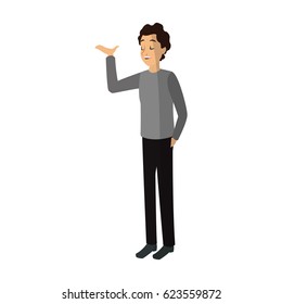 man cartoon icon
