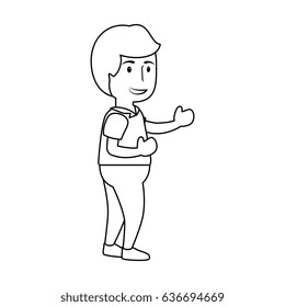 man cartoon icon