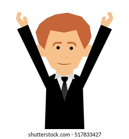 man cartoon icon image 