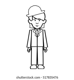 man cartoon icon image 