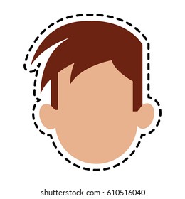 man cartoon icon image