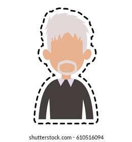 man cartoon icon image 