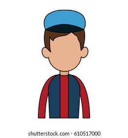 man cartoon icon image 