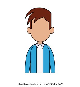man cartoon icon image 