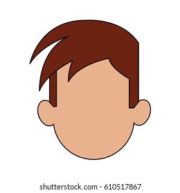 man cartoon icon image 