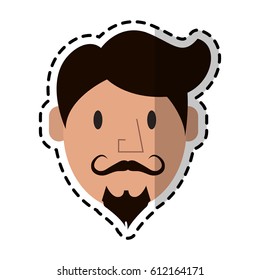 man cartoon icon image 