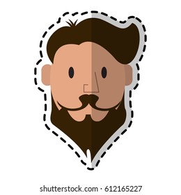 man cartoon icon image 