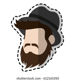 man cartoon icon image