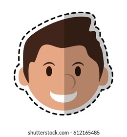 man cartoon icon image 