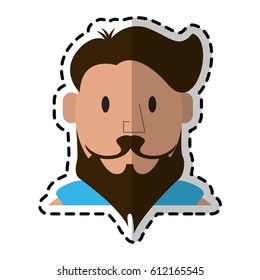 man cartoon icon image 