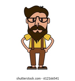 man cartoon icon image 