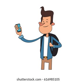 man cartoon icon image 