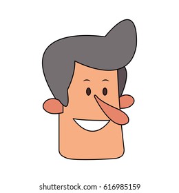 man cartoon icon image 