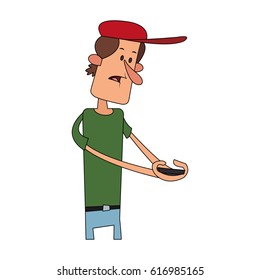 man cartoon icon image 