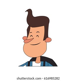 man cartoon icon image 