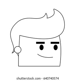 man cartoon icon image 