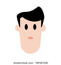 man cartoon icon image 