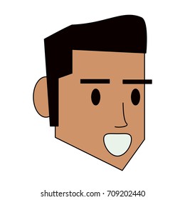 man cartoon icon image 