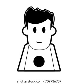 man cartoon icon image 