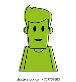 man cartoon icon image 