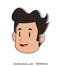 man cartoon icon image 