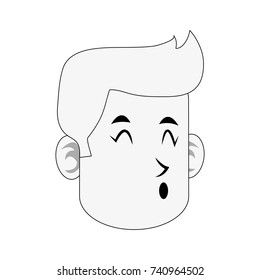 man cartoon icon image 