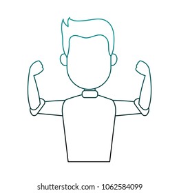 Man cartoon isolated