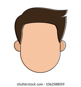 Man cartoon isolated