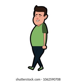 Man cartoon isolated